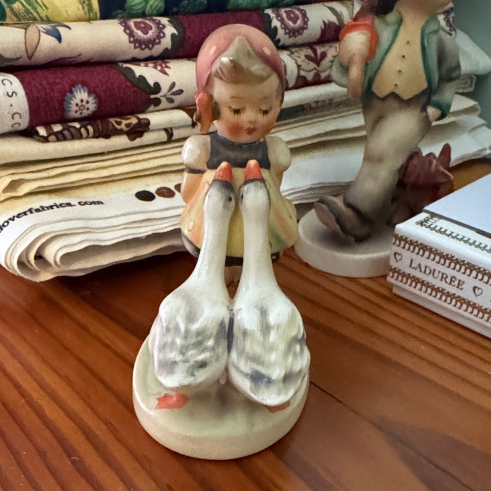 Hummel Figurine Girl With Geese Made in Germany